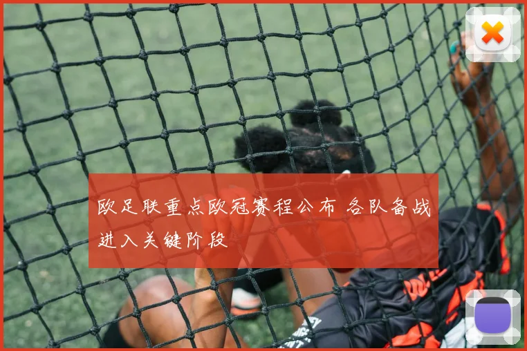 欧足联重点欧冠赛程公布 各队备战进入关键阶段